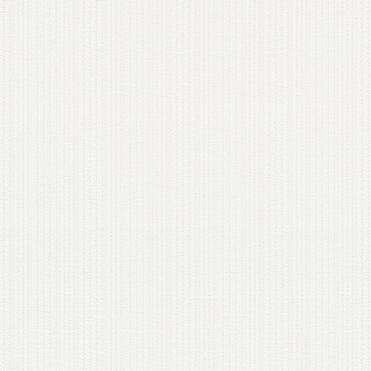 Samuel White Paintable Textured Stripe Wallpaper with Abstract Texture Pattern - Brewster 4000-3149-18