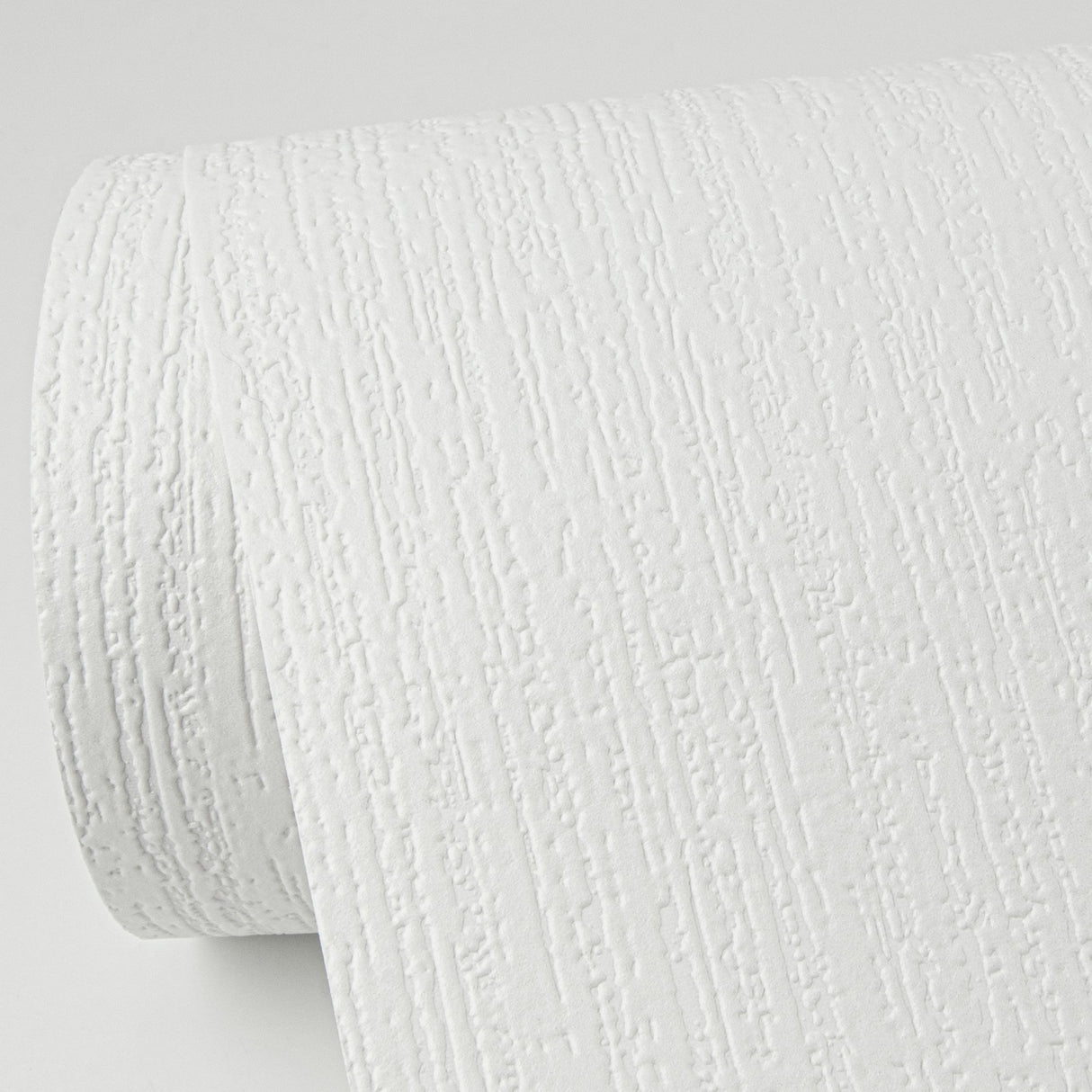 Strati White Stria Paintable Wallpaper with Textured Abstract Pattern - Brewster 4000-32832