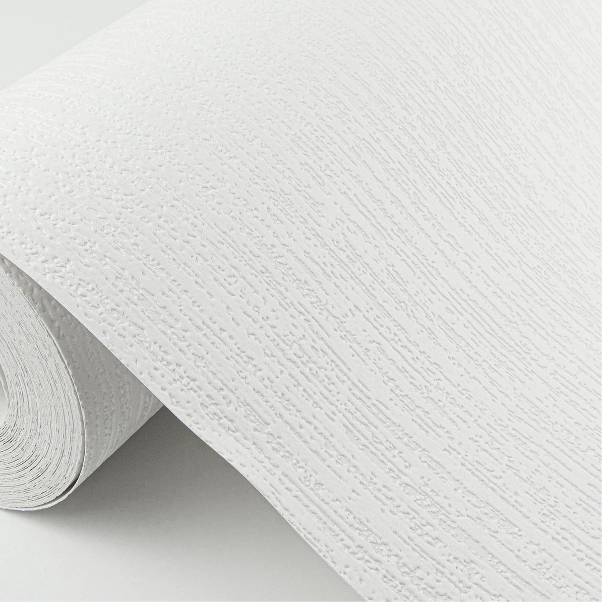 Strati White Stria Paintable Wallpaper with Textured Abstract Pattern - Brewster 4000-32832