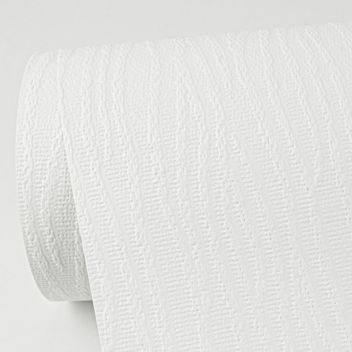 Agne White Threads Paintable Wallpaper with Coastal Texture Pattern - Brewster 4000-5089-11