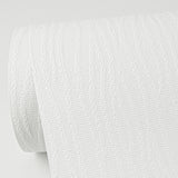 Agne White Threads Paintable Wallpaper with Coastal Texture Pattern - Brewster 4000-5089-11
