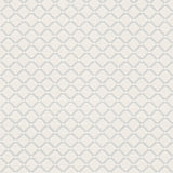 Armin White Diamond Trellis Paintable Wallpaper with Raised Texture - Brewster 4000-5281-17