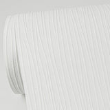 Albrecht White Vertical Paintable Wallpaper with Textured Abstract Lines - Brewster 4000-5412-60