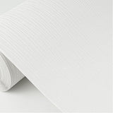 Albrecht White Vertical Paintable Wallpaper with Textured Abstract Lines - Brewster 4000-5412-60
