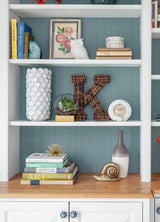 Murph White Beadboard Paintable Wallpaper with Traditional Texture Pattern - Brewster 4000-59016