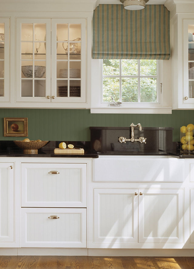 Murph White Beadboard Paintable Wallpaper with Traditional Texture Pattern - Brewster 4000-59016