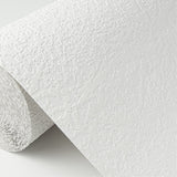 Willie White Spatter Paintable Wallpaper with Abstract Texture Pattern, Modern Style - Brewster 4000-59017