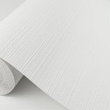 MacLise White Knit Texture Paintable Wallpaper - Brewster 4000-67460