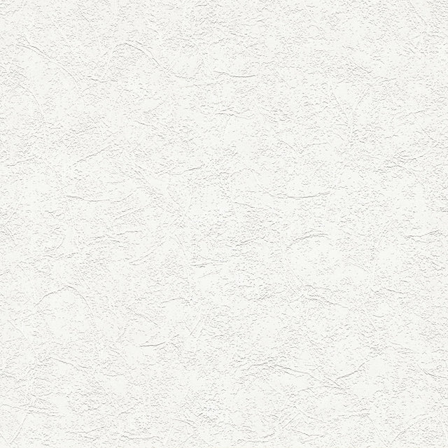 Cale White Stucco Paintable Wallpaper with Textured Abstract Pattern - Brewster 4000-67473