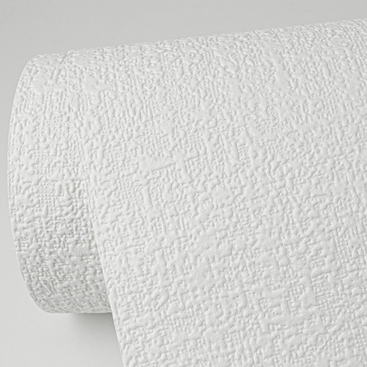 Lou White Linen Paintable Wallpaper with Textured Abstract Pattern - Brewster 4000-67474