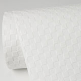 Jason White Check Paintable Wallpaper with Textured Check Pattern - Brewster 4000-93465-1