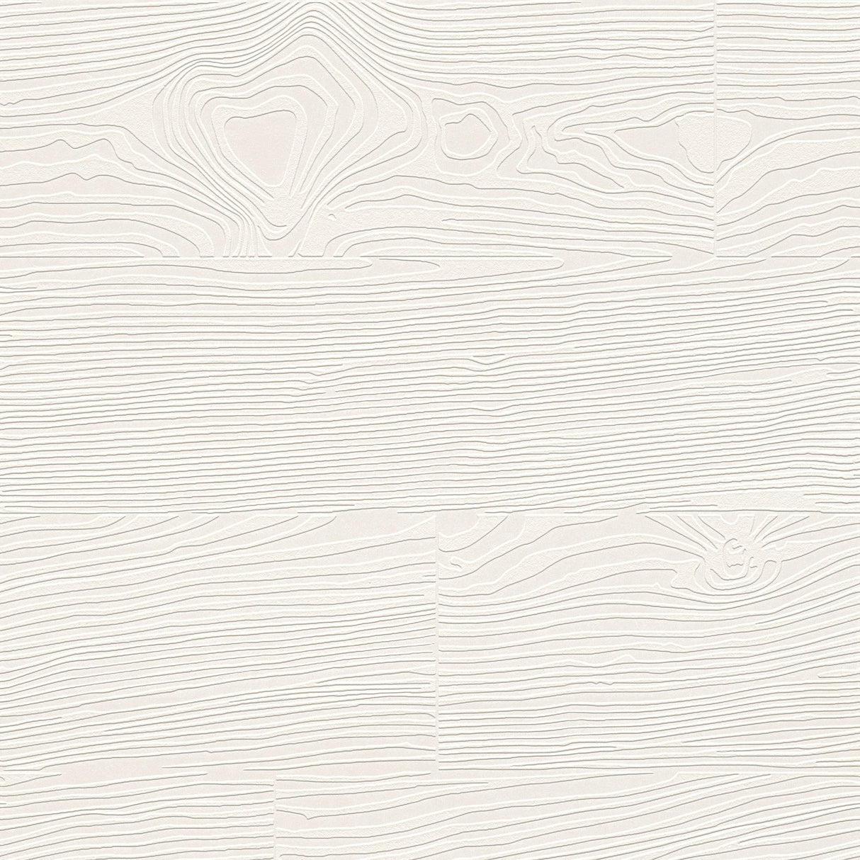 Wade White Planks Paintable Wallpaper with Textured Wood Plank Pattern - Brewster 4000-93994