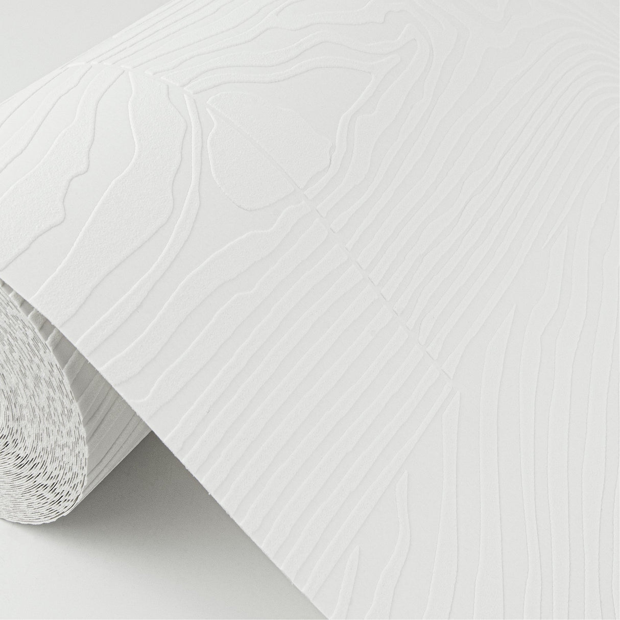 Wade White Planks Paintable Wallpaper with Textured Wood Plank Pattern - Brewster 4000-93994