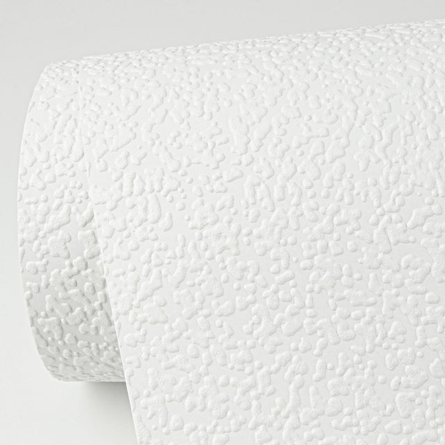 Arte White Spackle Paintable Wallpaper with Textured Abstract Pattern - Brewster 4000-93995