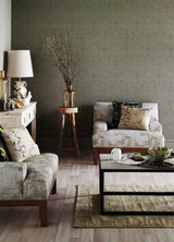 Jan White Damask Paintable Wallpaper with Raised Ink Texture - Brewster 4000-95135-1