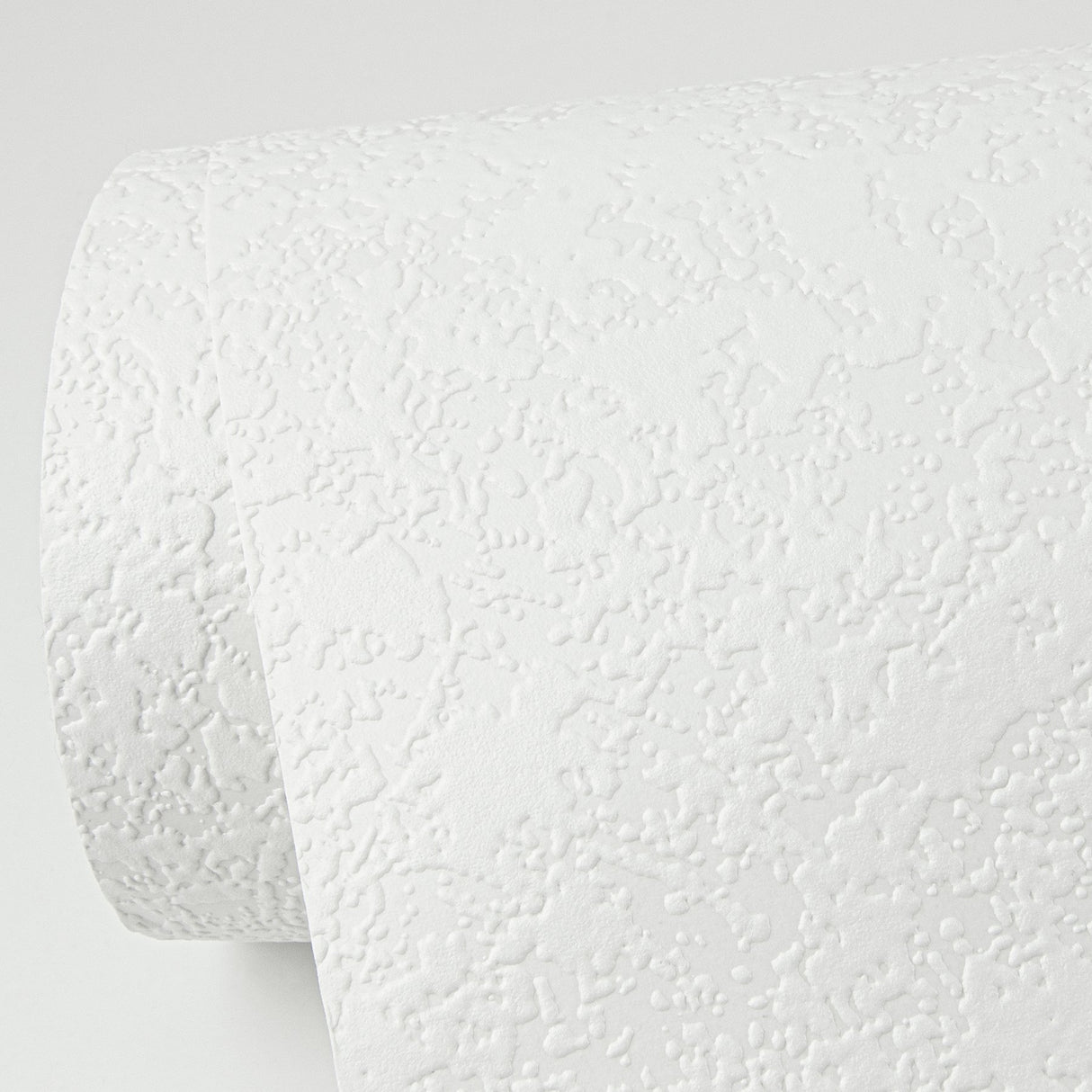 Dunlap White Sponge Paintable Wallpaper with Texture Pattern - Brewster 4000-96292