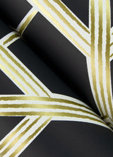 Livia Black Trellis Wallpaper with Geometric Trellis Motif - A-Street Prints 4014-26409