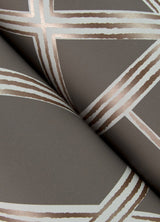 Livia Mauve Trellis Wallpaper Mauve Geometric Bohemian - A-Street Prints 4014-26413