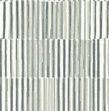 Sabah Slate Stripe Wallpaper with Modern Geometric Stripe Pattern - A-Street Prints 4014-26415