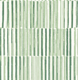 Sabah Green Stripe Wallpaper with Modern Geometric Stripe Pattern - A-Street Prints 4014-26417