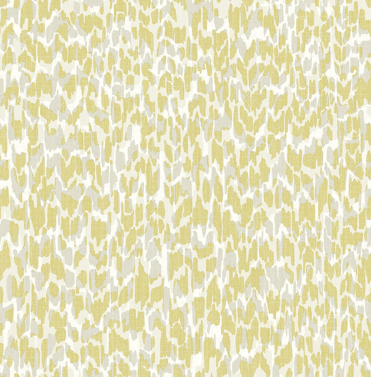 Flavia Yellow Animal Print Wallpaper with Faux Effects Bohemian Pattern - Brewster 4014-26429