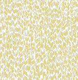 Flavia Yellow Animal Print Wallpaper with Faux Effects Bohemian Pattern - Brewster 4014-26429