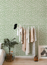 Flavia Green Animal Print Wallpaper with Textured Faux Effects - A-Street Prints 4014-26430