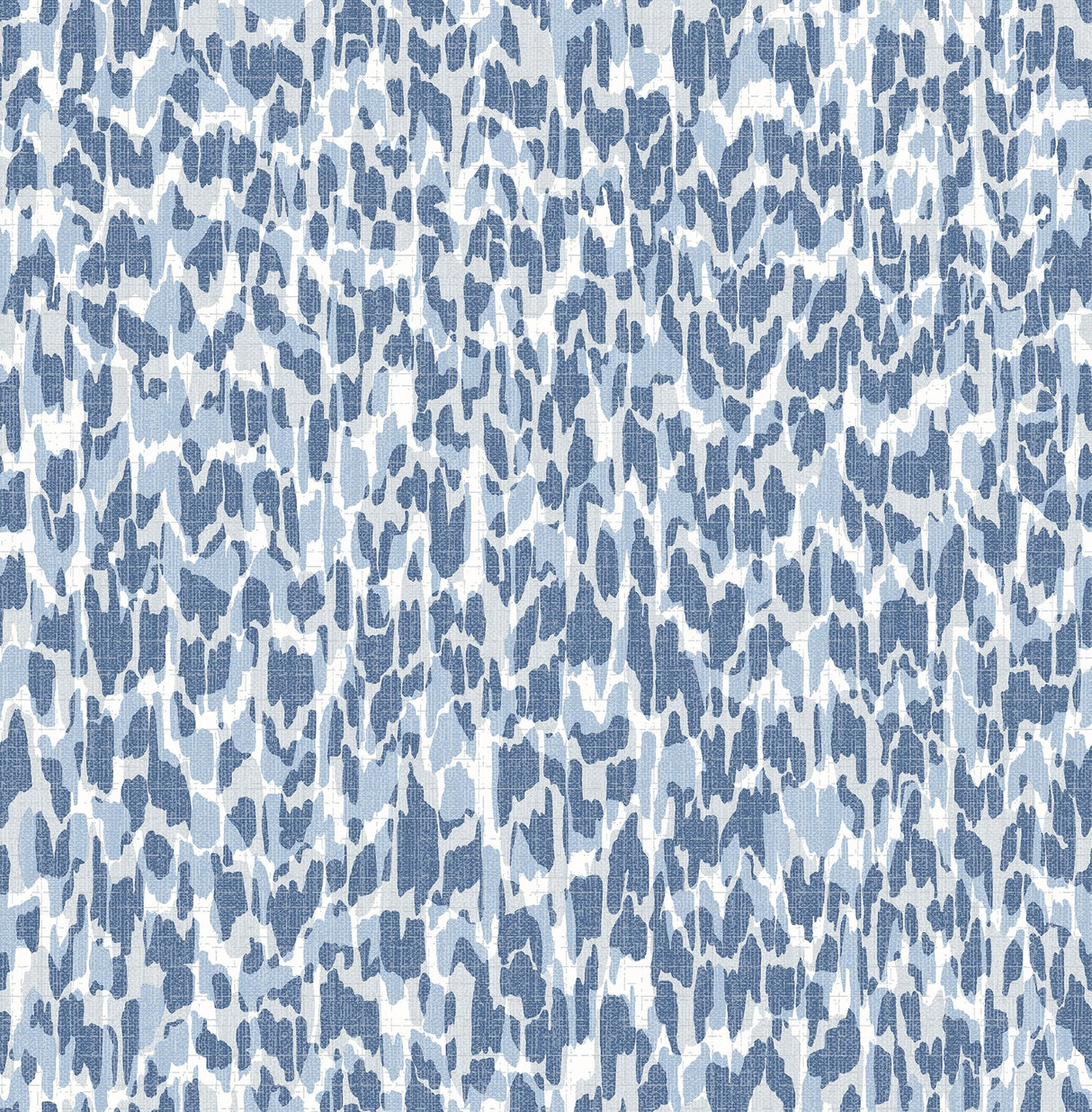 Flavia Blue Animal Print Wallpaper with Bohemian Faux Effects Pattern - Brewster 4014-26431