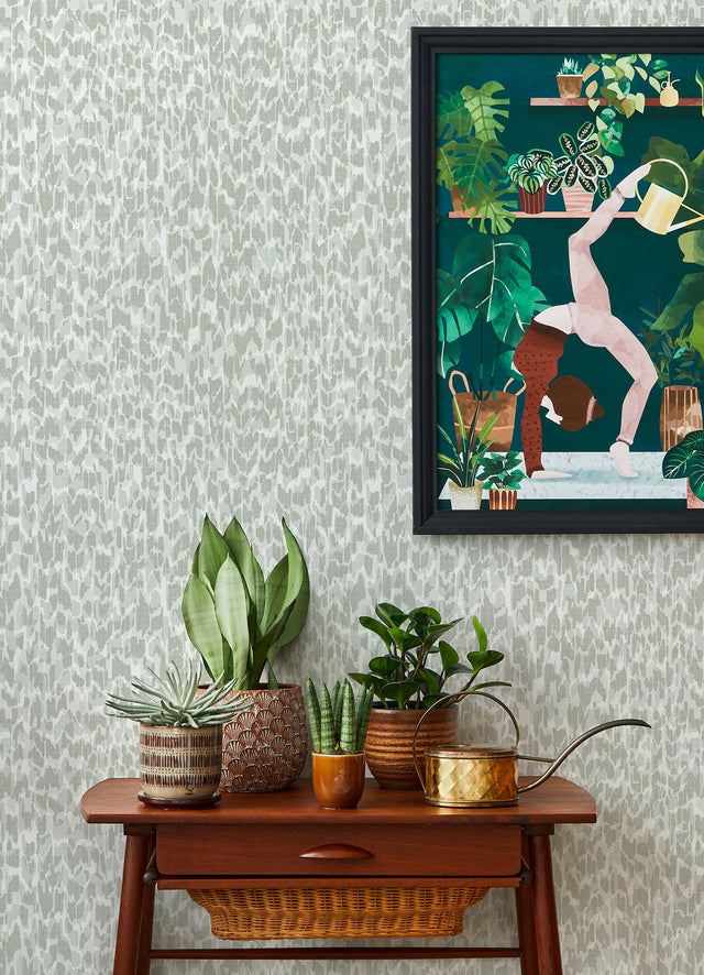 Flavia Grey Animal Print Wallpaper with Faux Effects Bohemian Style - A-Street Prints 4014-26432