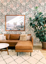 Koko Grey Floral Wallpaper with Bohemian Botanical Pattern - A-Street Prints 4014-26454