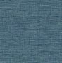 Exhale Denim Texture Wallpaper by A-Street Prints - FD26460, Non Woven Faux Grasscloth Unpasted Sidewall in Rich Blue