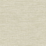 Exhale Light Yellow Faux Grasscloth Texture Wallpaper by A-Street Prints - FD26463