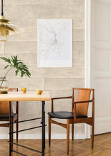 Lanier Neutral Stone Plank Textured Wallpaper with Industrial Graphic Stone Motif - Advantage 4015-426014