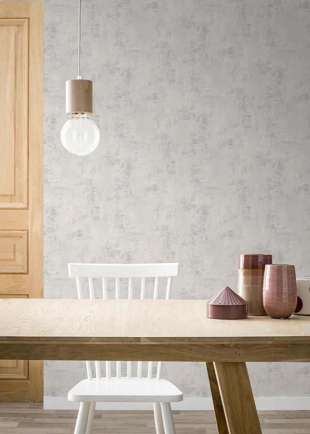 Osborn Light Grey Distressed Texture Wallpaper with Modern Graphic Distressed Pattern - Brewster 4015-426304