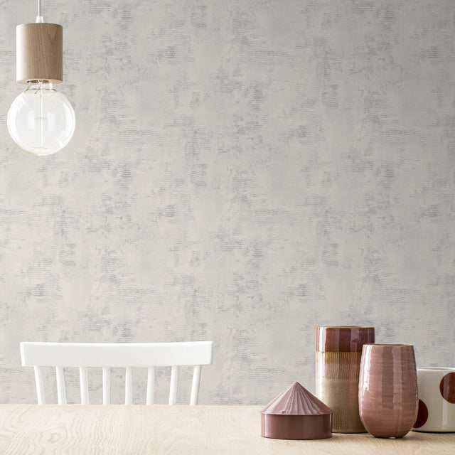 Osborn Light Grey Distressed Texture Wallpaper with Modern Graphic Distressed Pattern - Brewster 4015-426304
