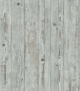Albright Light Blue Weathered Oak Panels Wallpaper with Wood Panel Motif - Advantage 4015-427332