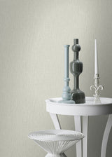Haast Silver Woven Texture Wallpaper with Modern Fabric & Woven Textures Pattern - Advantage 4015-550436