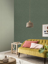 Haast Mint Woven Texture Wallpaper with Modern Fabric & Woven Textures Pattern - Advantage 4015-550450