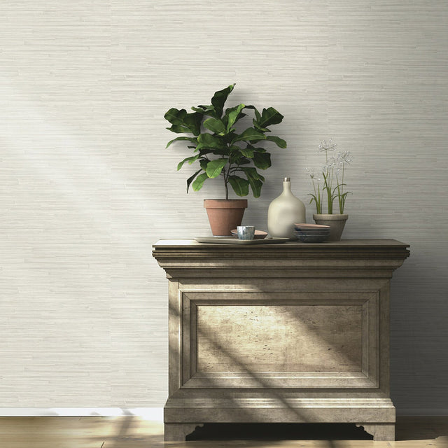 Hutton Silver Tile Wallpaper with Industrial Graphic Stripe Pattern - Advantage 4015-550542
