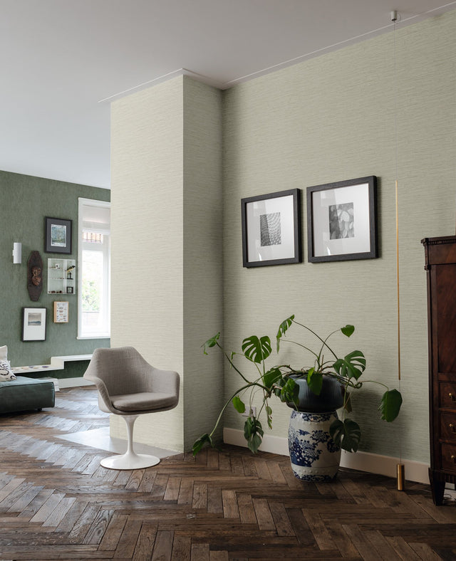 Hutton Mint Tile Wallpaper with Industrial Striped Graphic Texture - Advantage 4015-550559