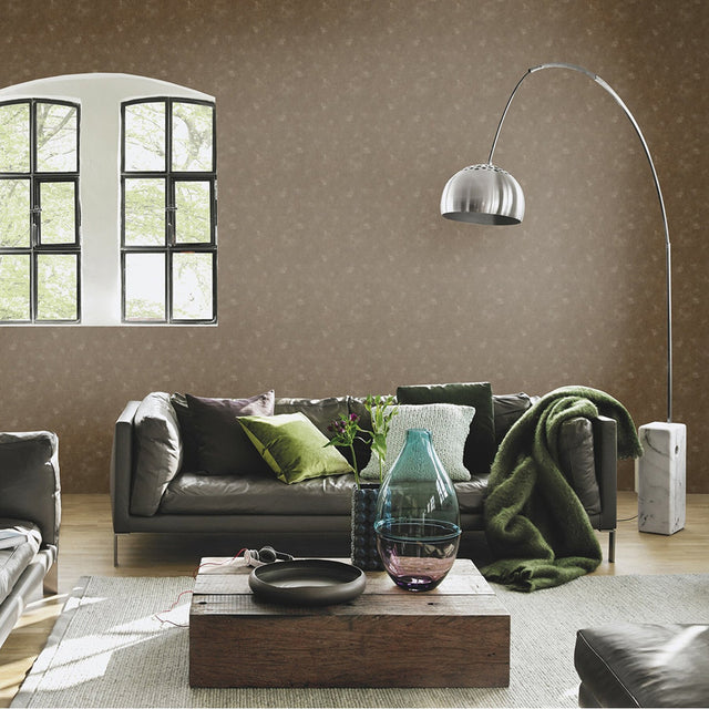 Roderick Copper Faux Snakeskin Textured Wallpaper - Advantage 4015-550689