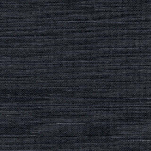 Peninsula Navy Sisal Grasscloth Wallpaper with Organic Textures Pattern - Advantage 4018-0001