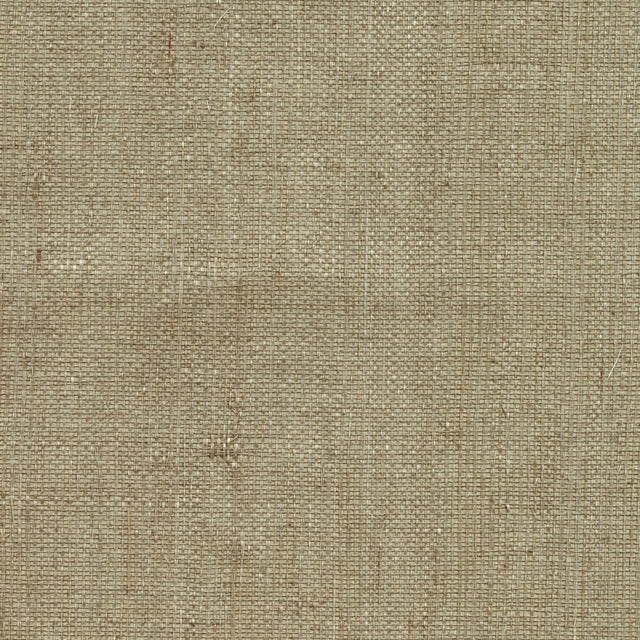 Ruslan Taupe Sisal Grasscloth Wallpaper with Traditional Textured Weave - Advantage 4018-0019