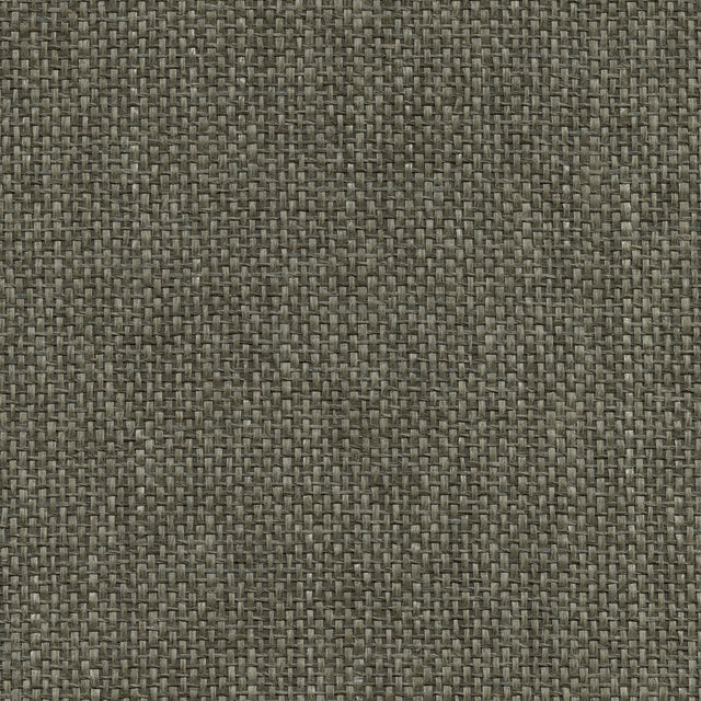 Gaoyou Taupe Paper Weave Wallpaper with Organic Texture - Advantage 4018-0030