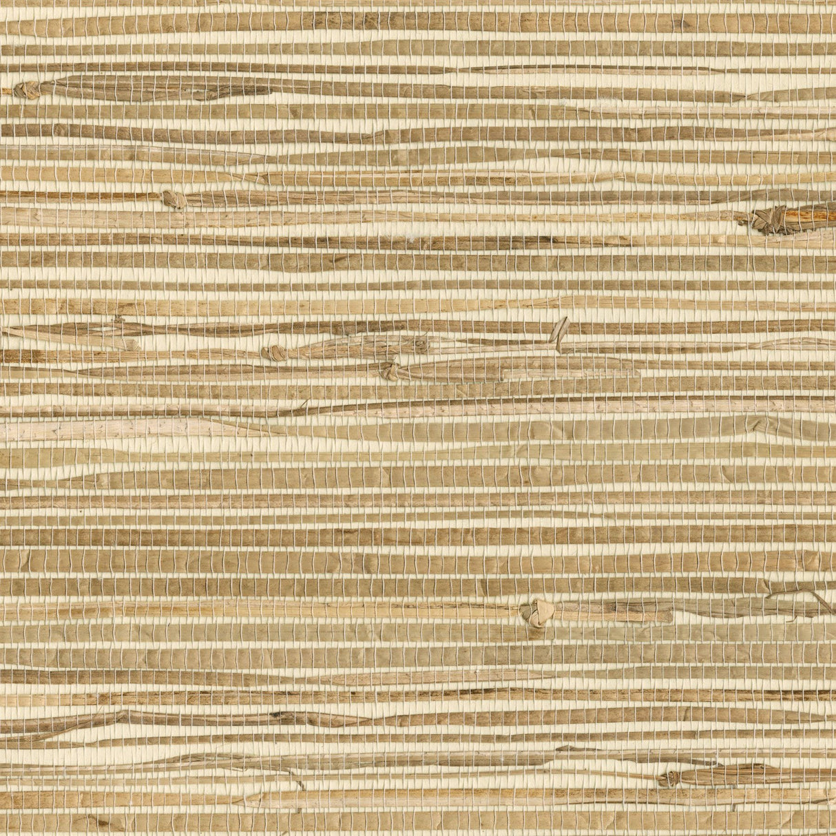 Kyodo Neutral Grasscloth Wallpaper with Open-Weave Texture - Advantage 4018-0045