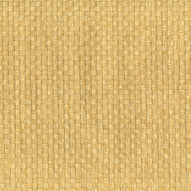 Kuan-Yin Cream Grasscloth Wallpaper with Basket Weave Texture - Advantage 4018-0047