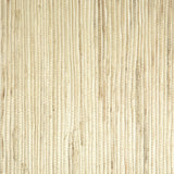 Martina Fog Grasscloth Wallpaper with Textured Grasscloth Weave - Brewster 4018-0051