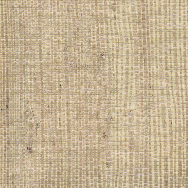 Kostya Beige Grasscloth Wallpaper with Natural Textured Weave - Brewster 4018-0057