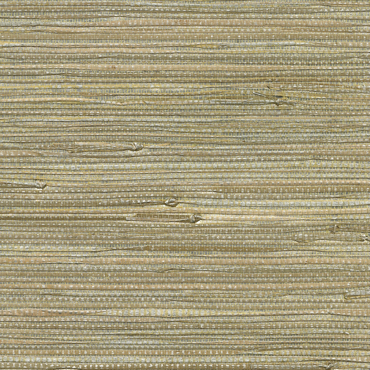 Iriga Platinum Grasscloth Wallpaper with Organic Textures Traditional Style - Advantage 4018-0060