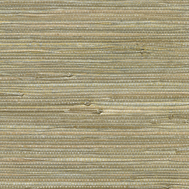 Iriga Platinum Grasscloth Wallpaper with Organic Textures Traditional Style - Advantage 4018-0060
